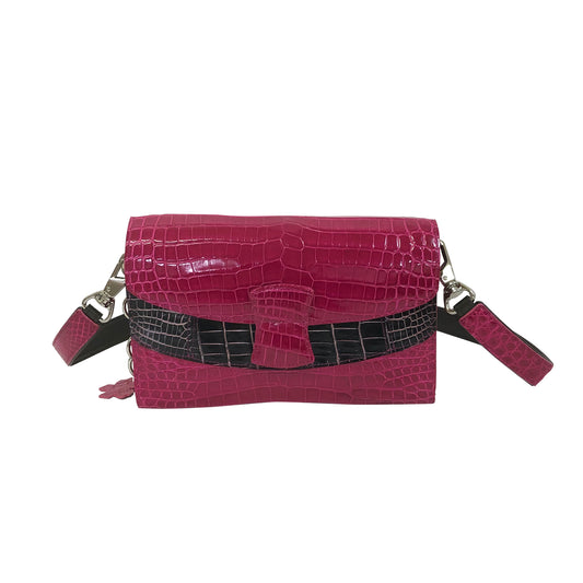 クロコダイルウォレットバッグ